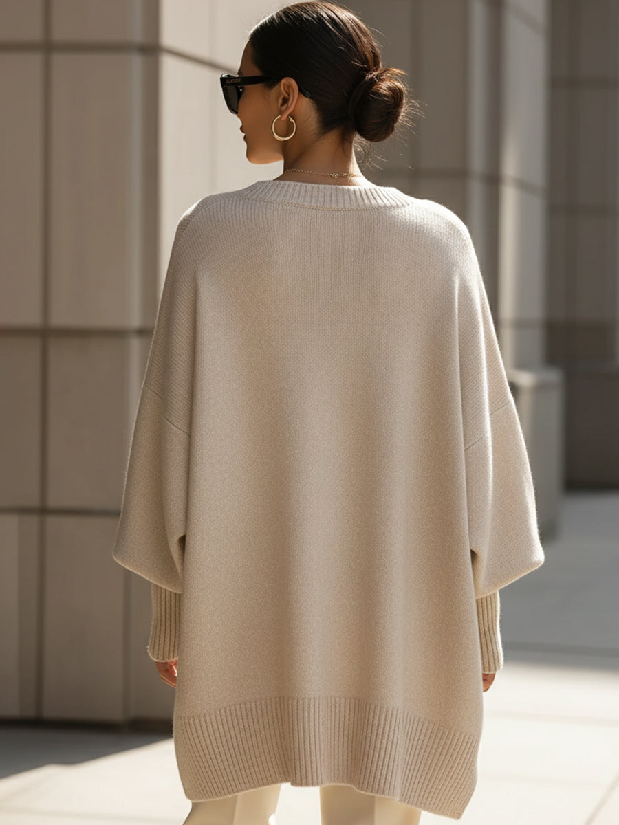 Aubrey | Sophisticated Wool Blend Sweater