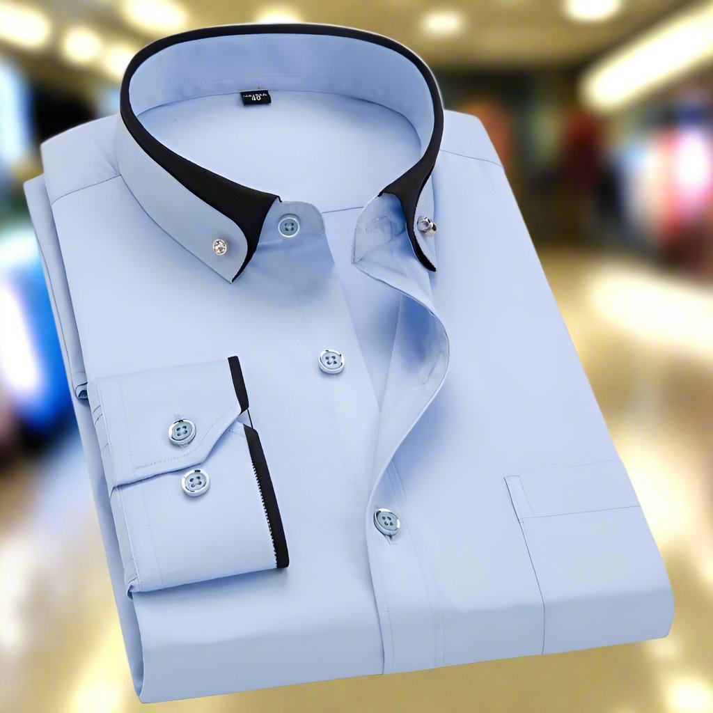 Myles | Classic Cotton Long Sleeve Shirt