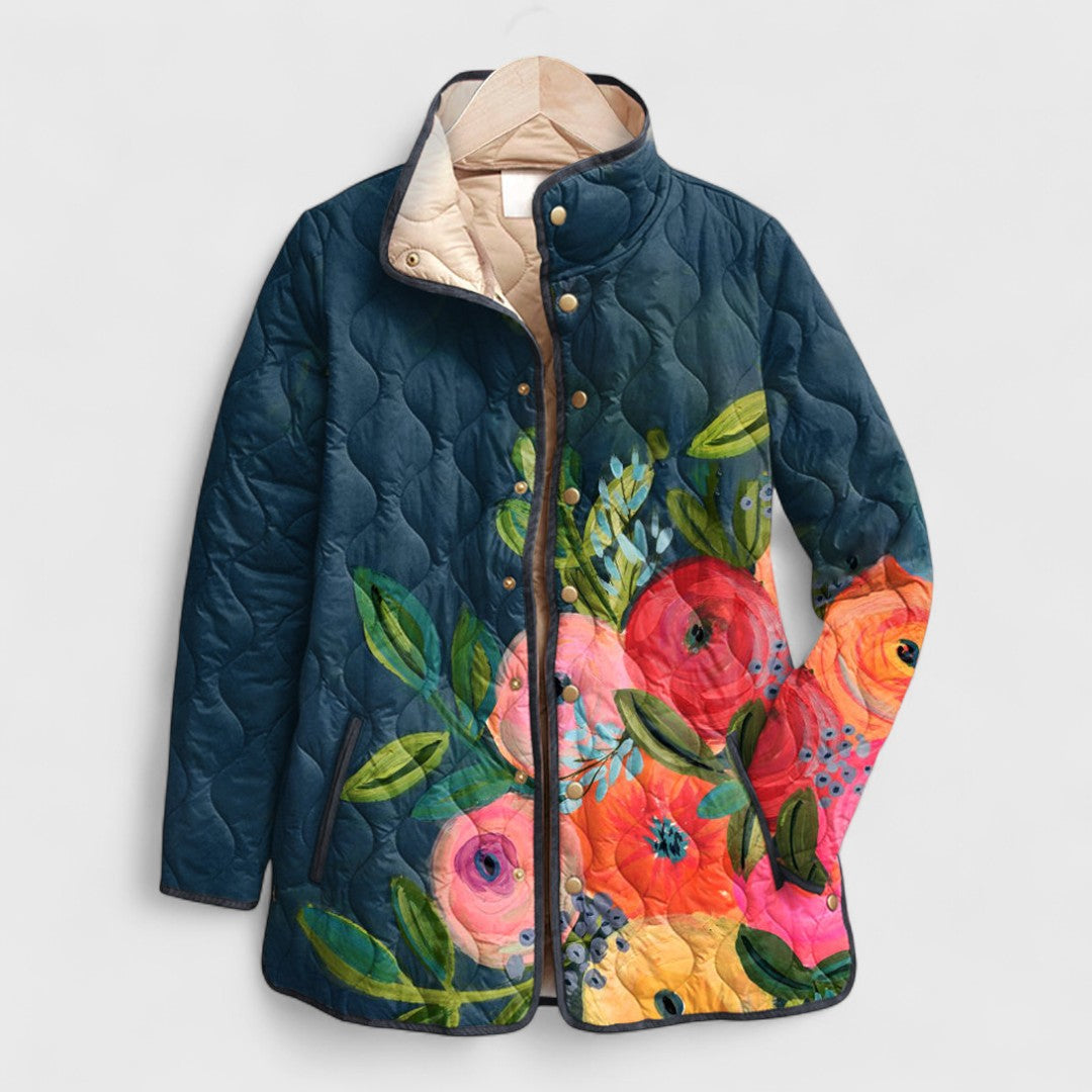 Lily | Jacket with Vintage Floral Pattern