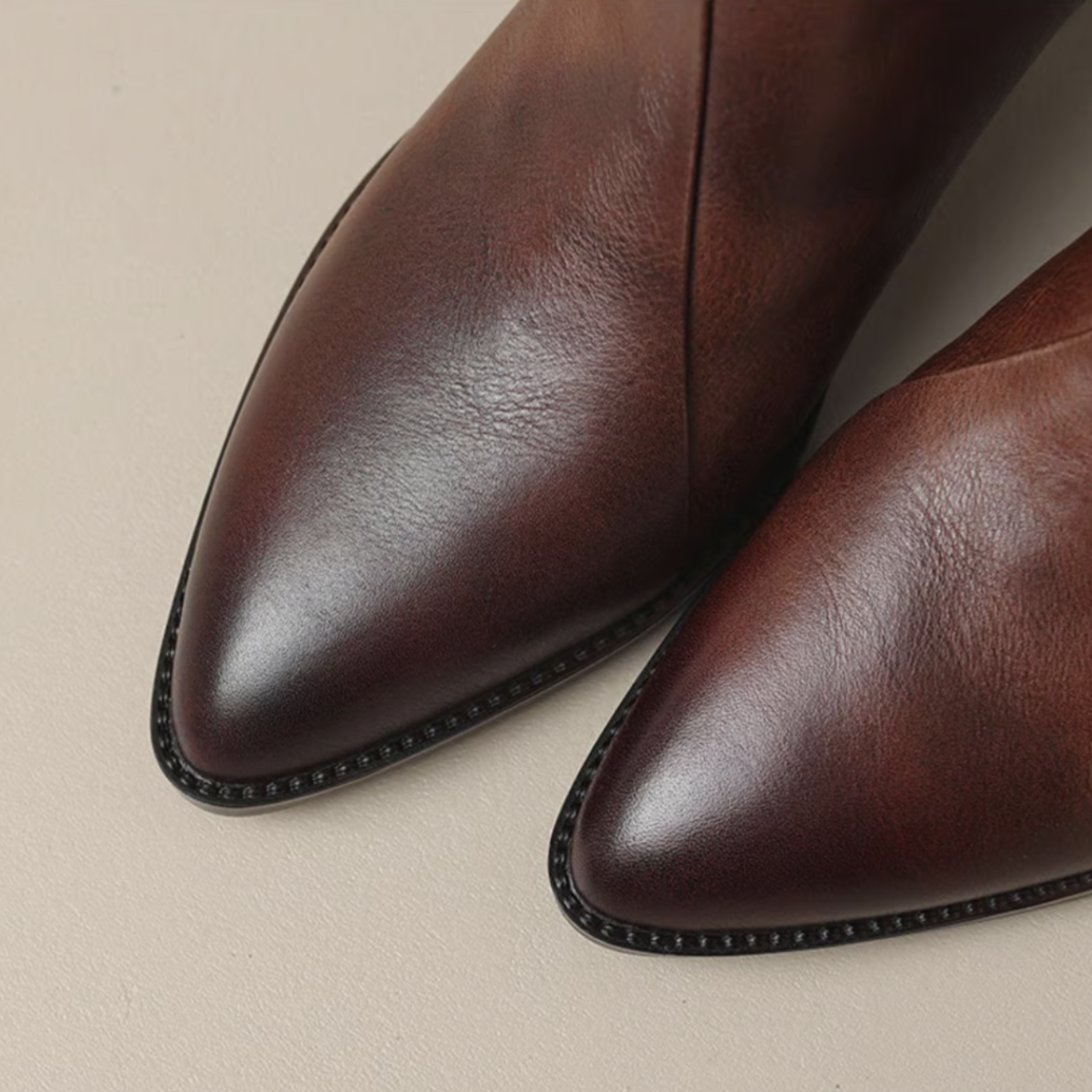 Ruby | Luxury Ankle Boots with Low Heel