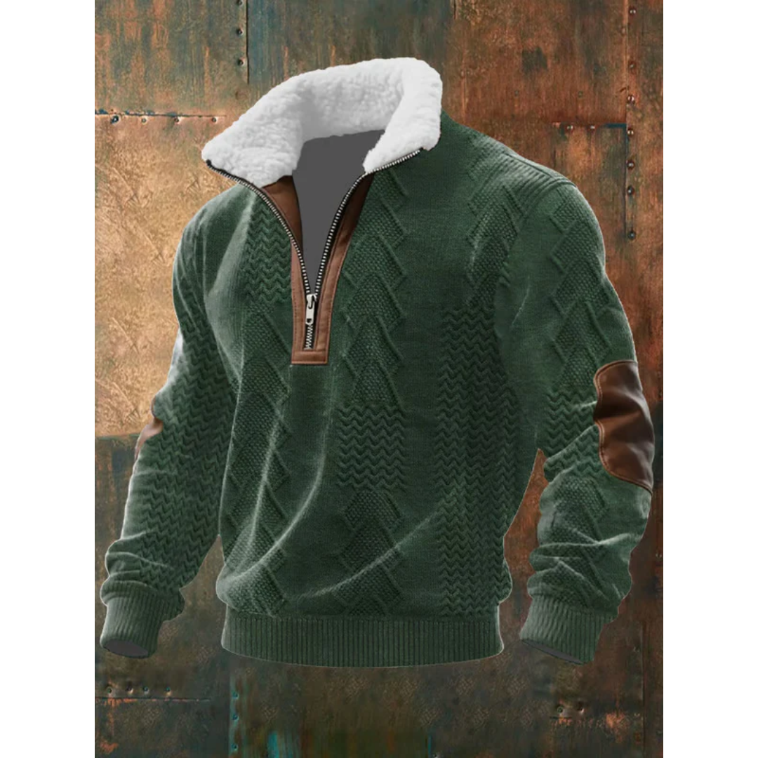 Anton | HIGH NECK FLEECE SWEATER