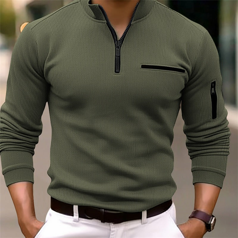 Perry | Long Sleeve Shirt with Zipper
