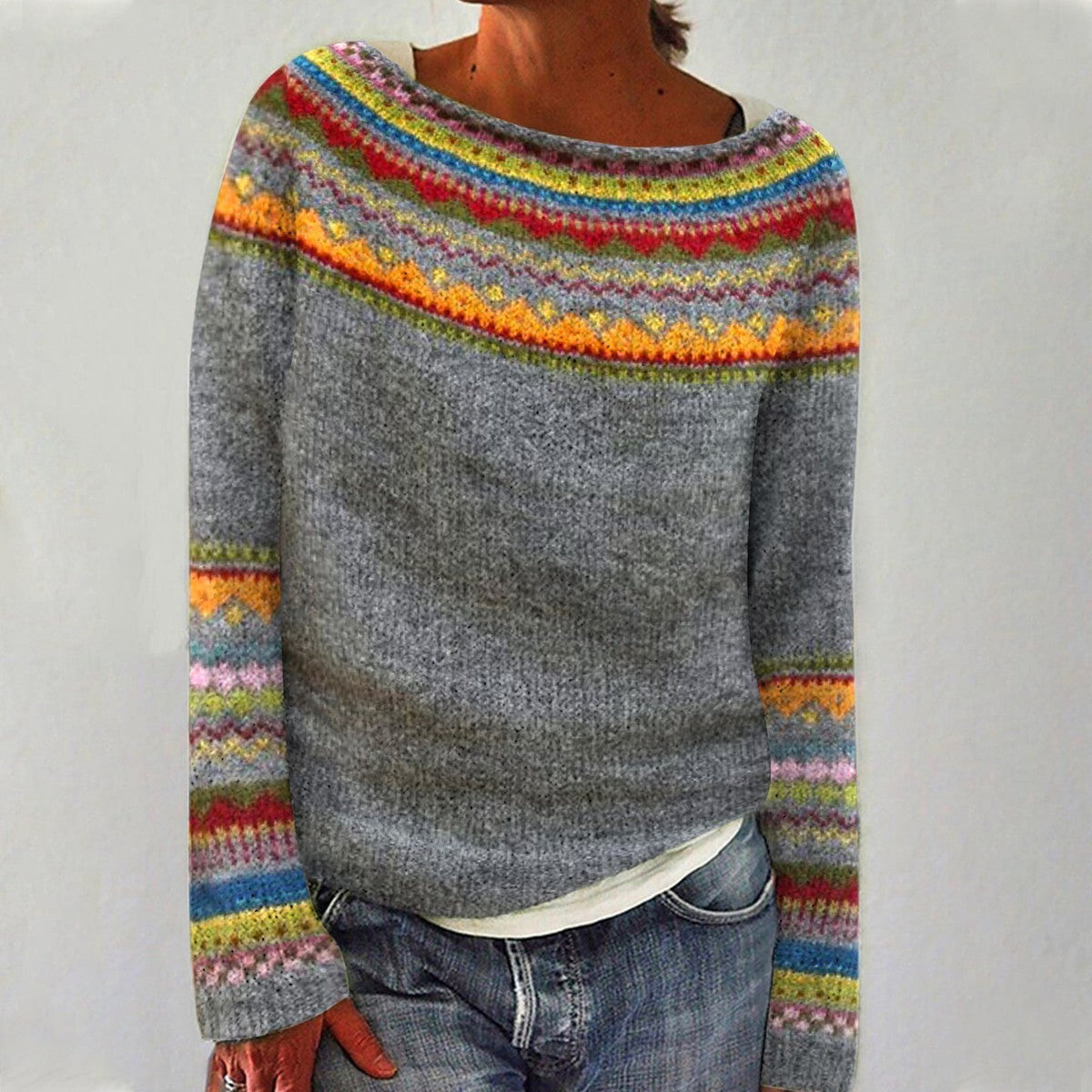 Lena | Scandinavian Knitted Sweater