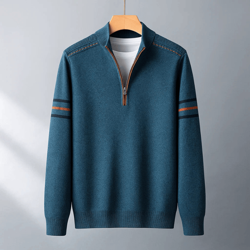 Everett | Modern Half-Zip Sweater Ease