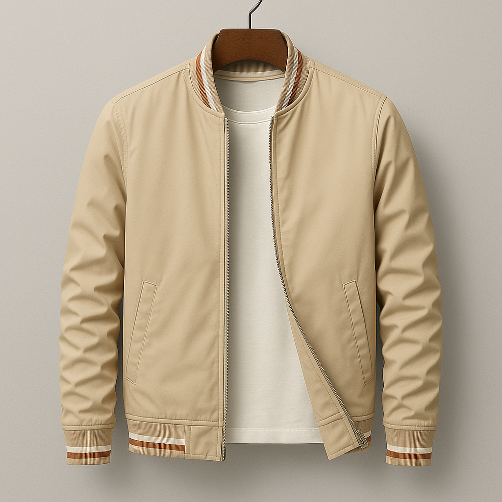 Noah | Minimalist Bomber Jacket