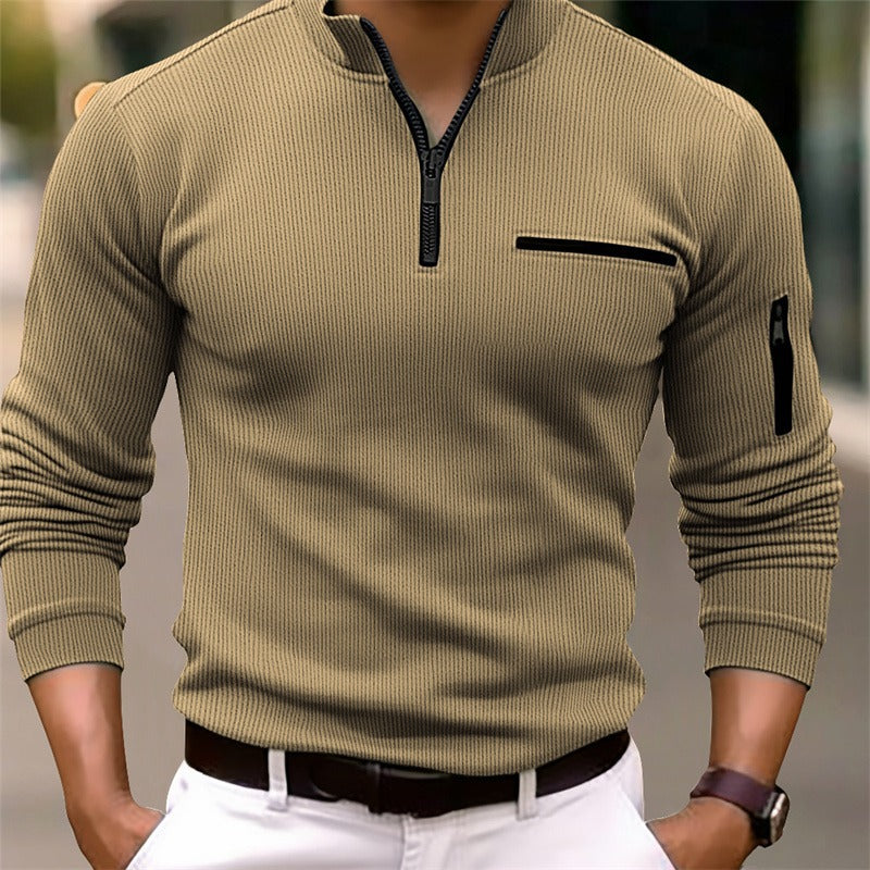 Perry | Long Sleeve Shirt with Zipper