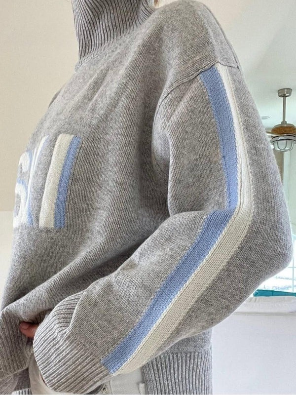 Emily | Cashmere Turtleneck Ski Sweater
