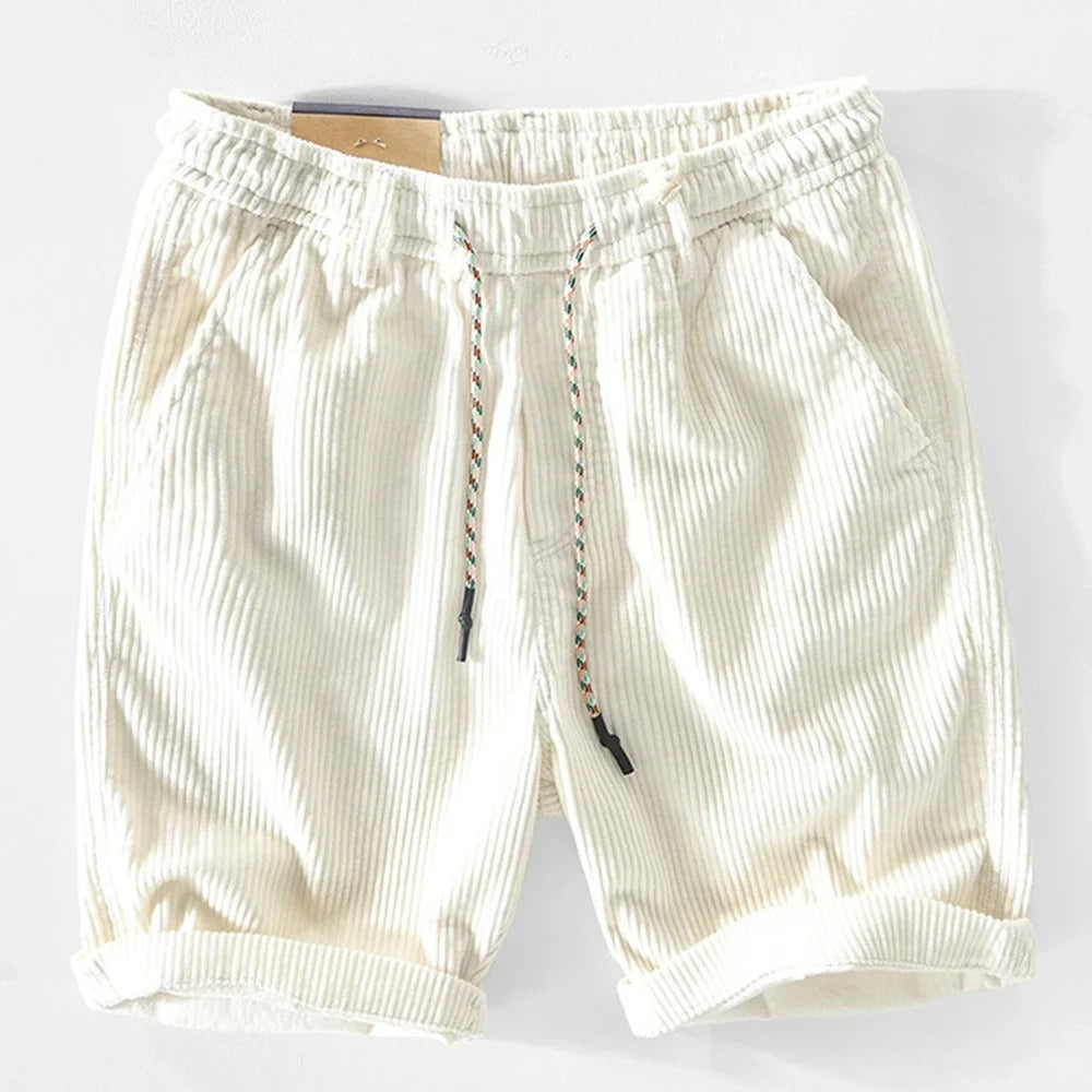 Samuel | Corduroy Shorts with Elastic Waistband