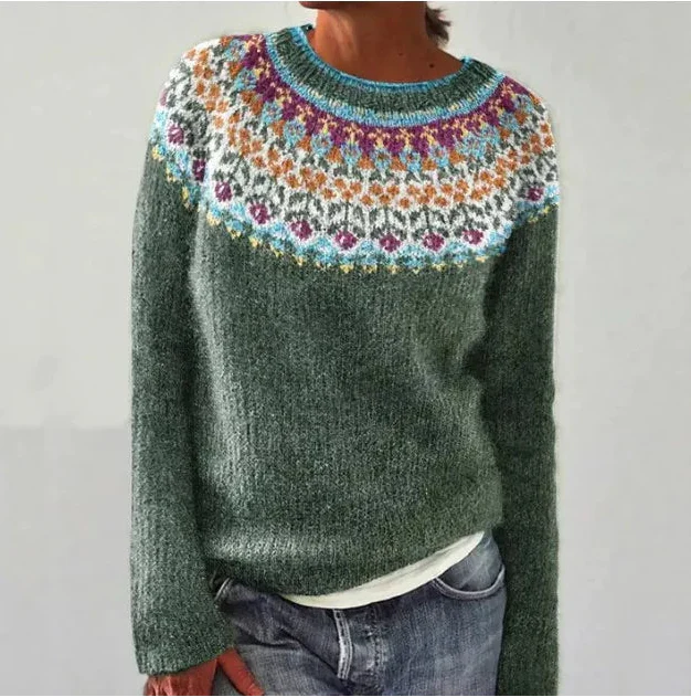 Lena | Scandinavian Knitted Sweater