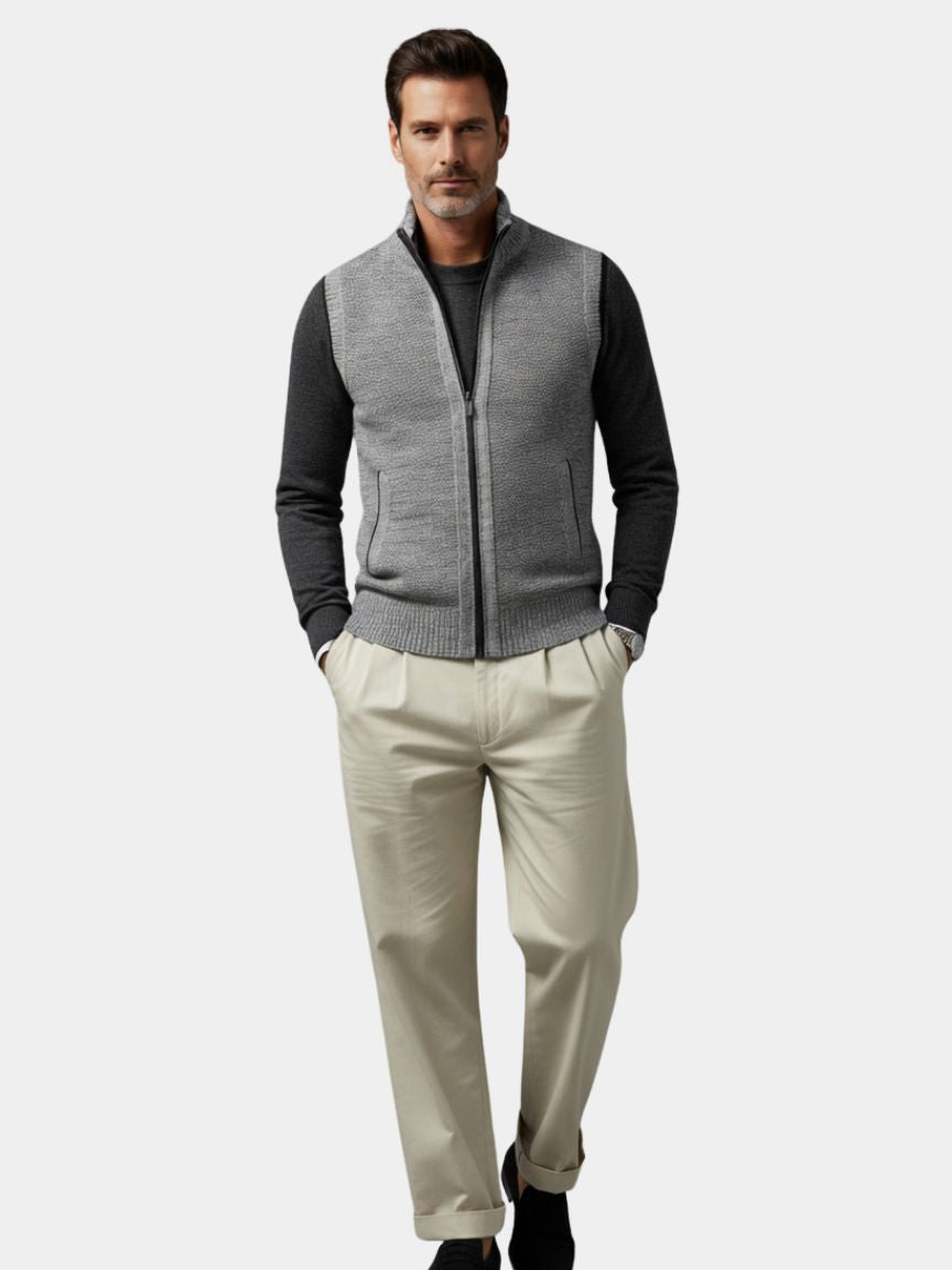 Barrett | Elegant Gilet with Full Zip