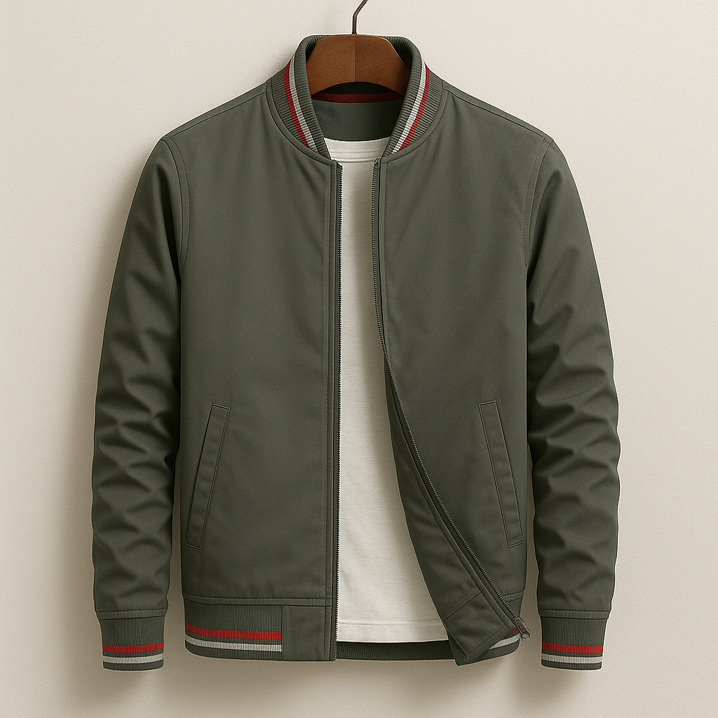 Noah | Minimalist Bomber Jacket