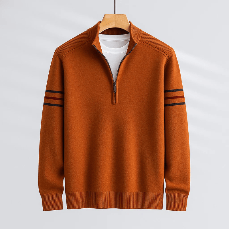 Everett | Modern Half-Zip Sweater Ease