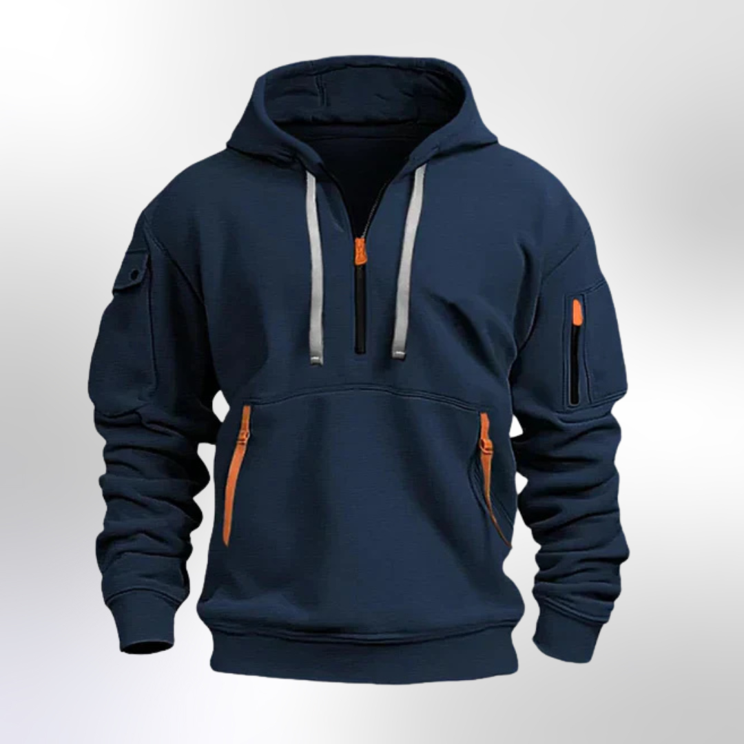 Kade | Cozy Minimalist Hooded Sweatshirt
