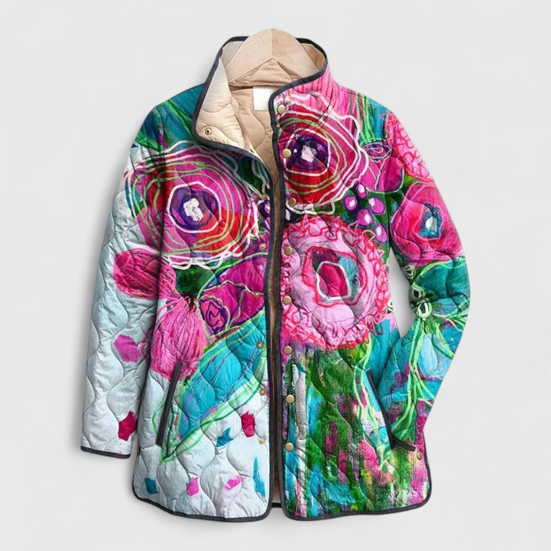 Lily | Jacket with Vintage Floral Pattern