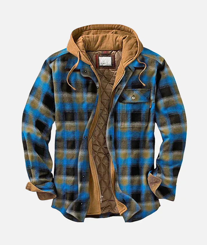 Jack | Patchwork Vest with Plaid Print