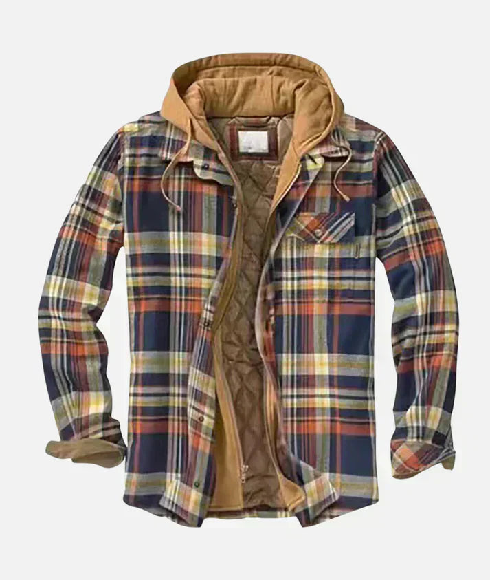 Jack | Patchwork Vest with Plaid Print