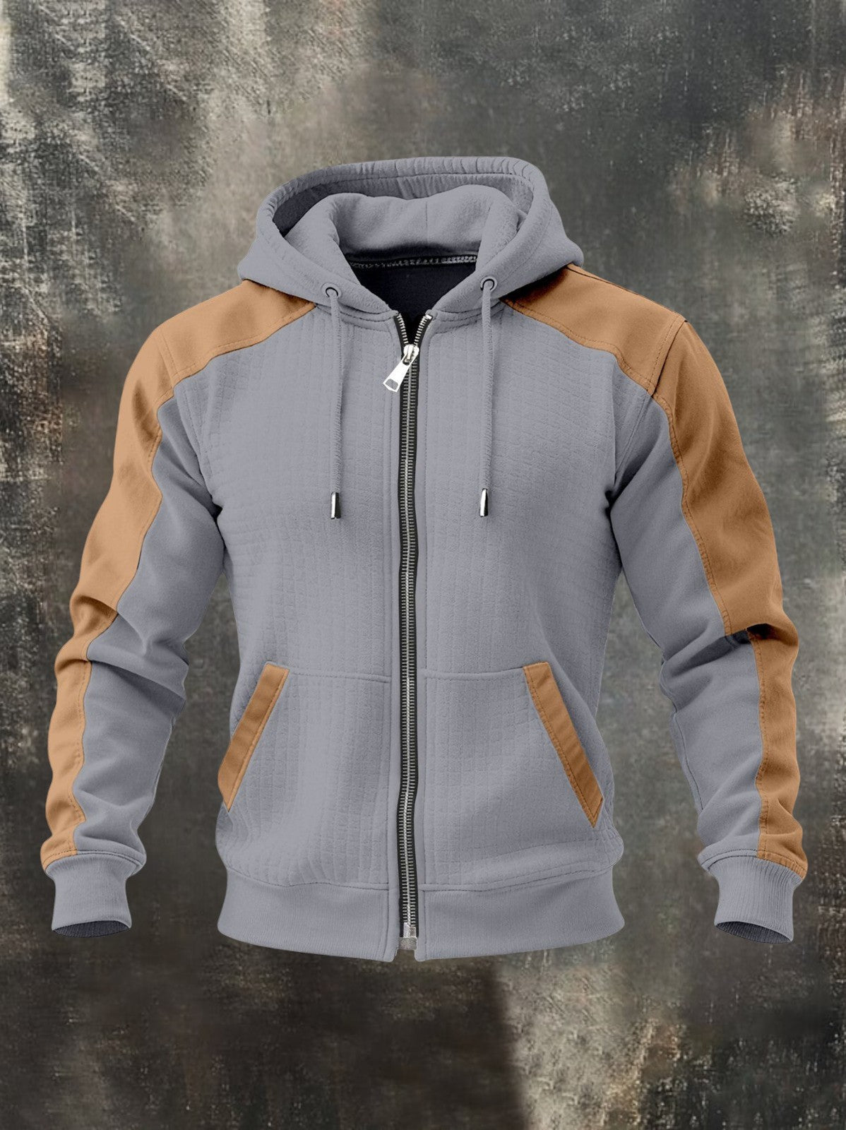 Victor | Bicolor Zip Hoodie