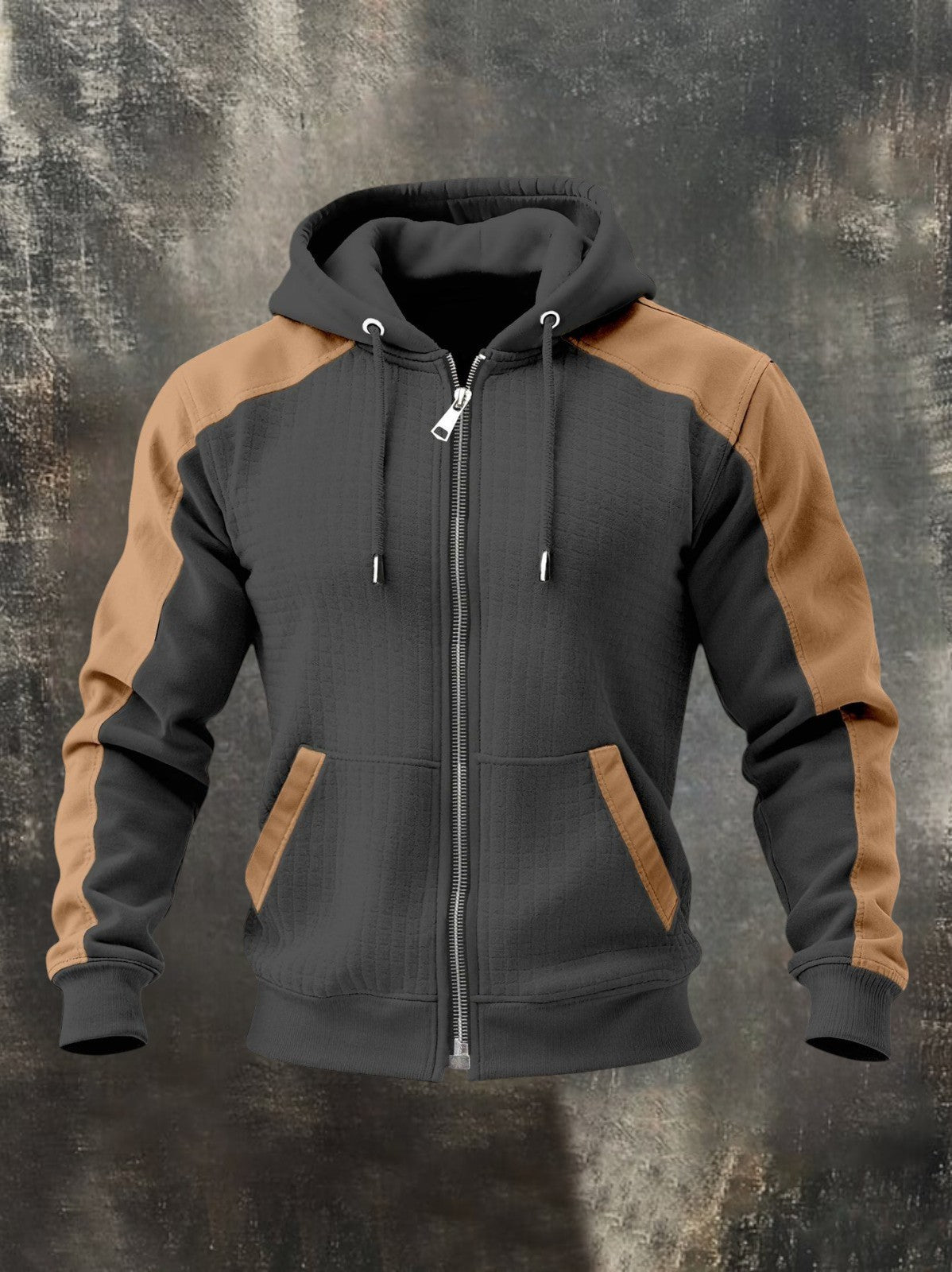 Victor | Bicolor Zip Hoodie