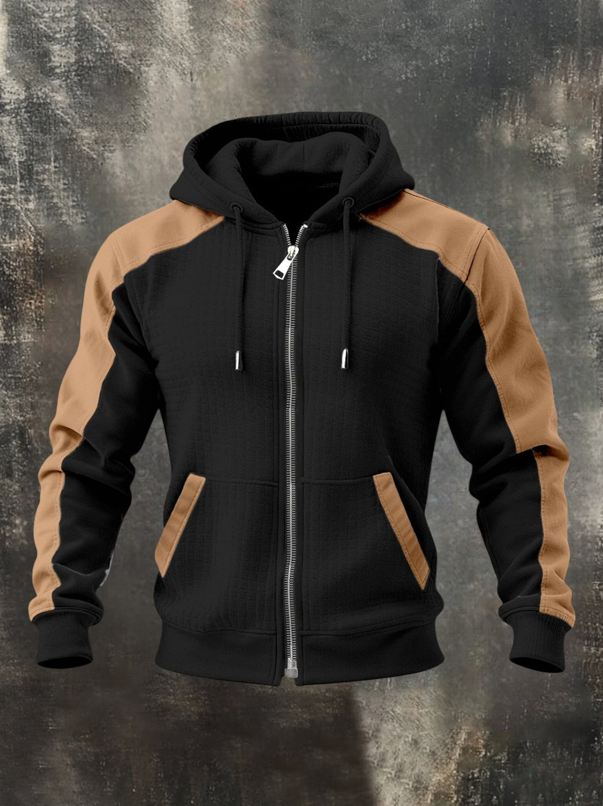 Victor | Bicolor Zip Hoodie