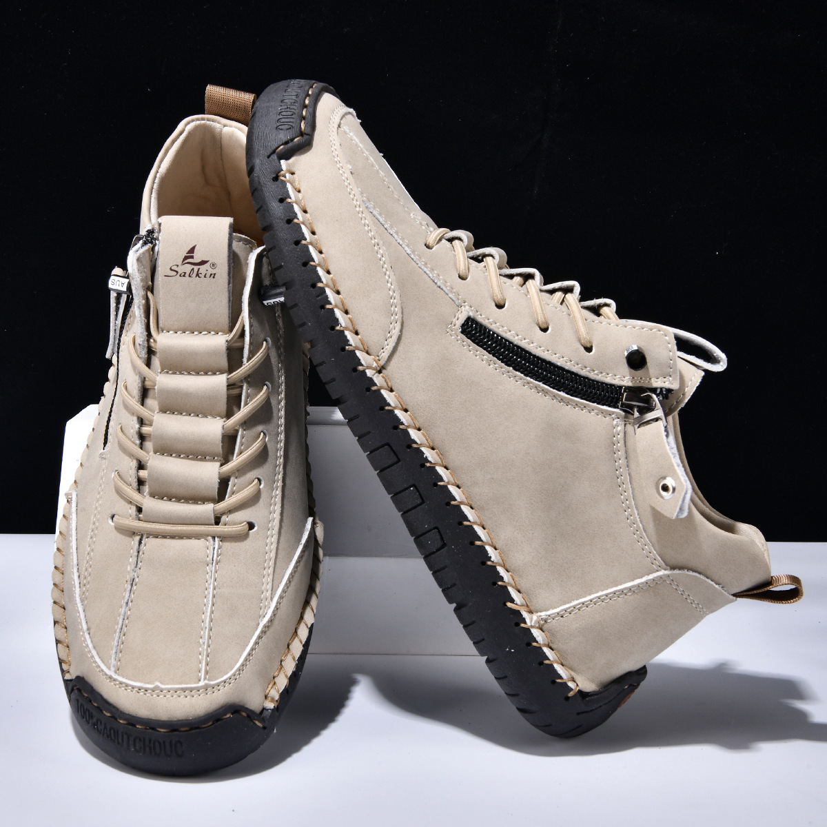 Barrett | Nubuck Shoes with Zipper for Men