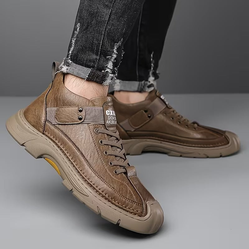 Theodore | Orthopedic Leather Boots