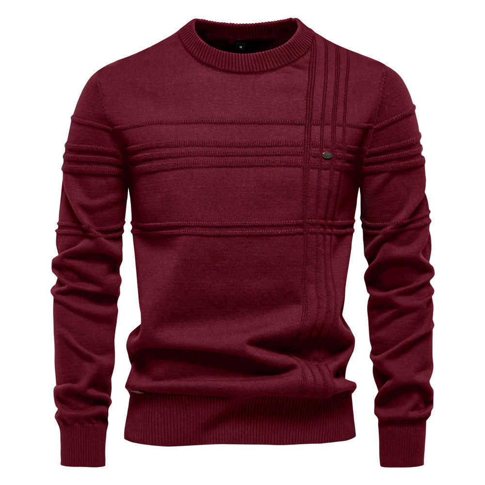 Kade | Elegant Sweater for Men with Checkered Design