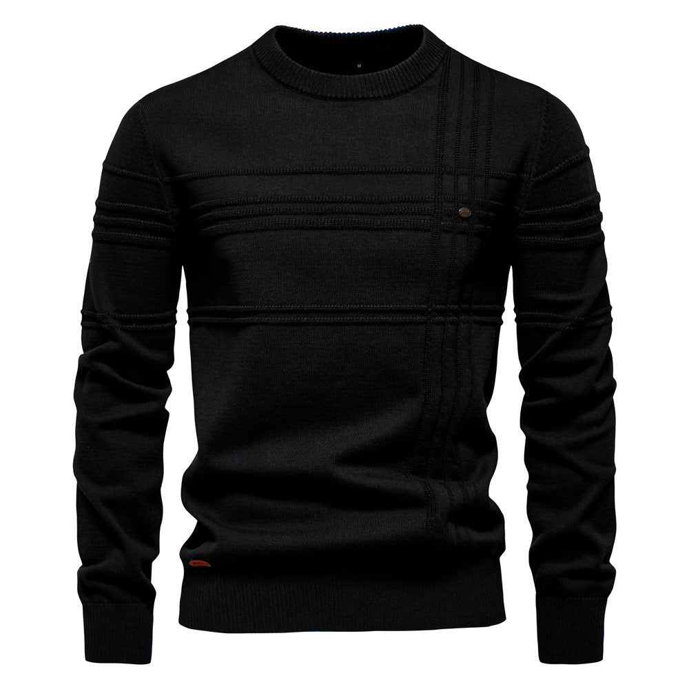 Kade | Elegant Sweater for Men with Checkered Design