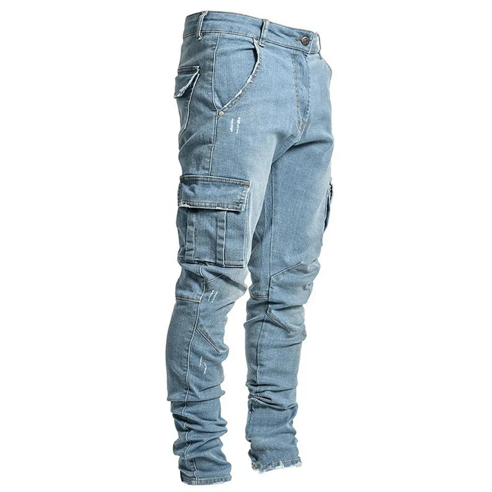 Dahlia | Cargo Street Elastic Jeans
