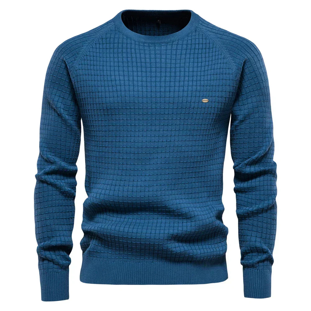 Zayne | Men's Sweater with Diamond Pattern
