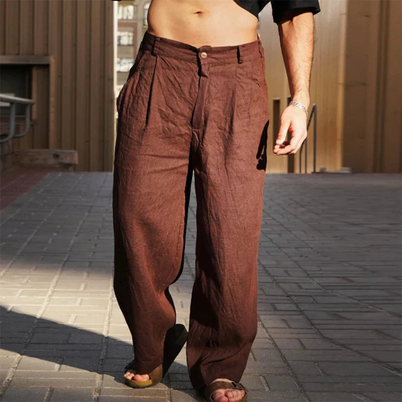 Steven | Wide Linen Pants