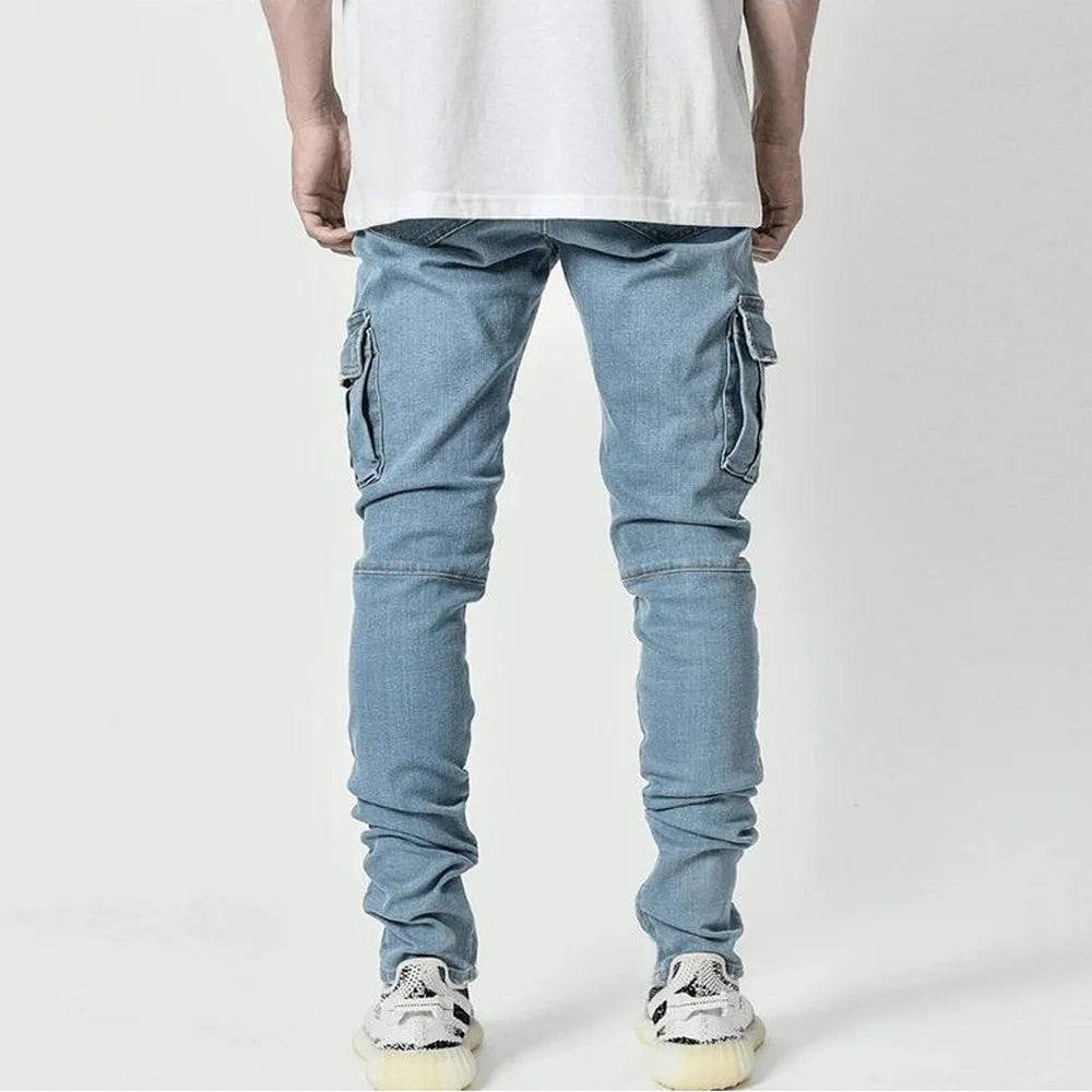 Dahlia | Cargo Street Elastic Jeans