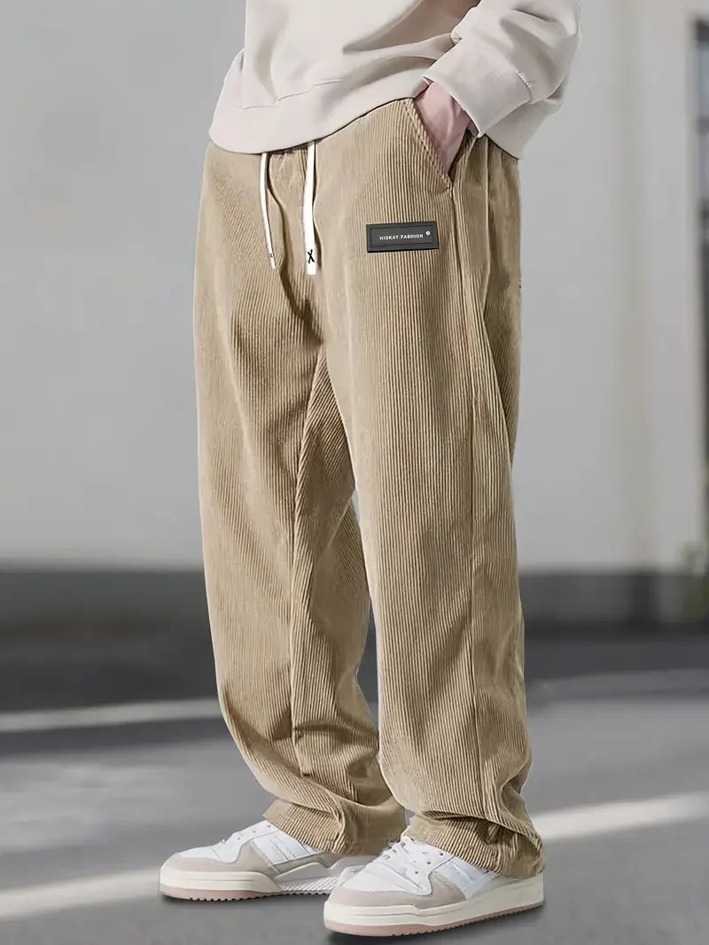 Curtis | Casual Wide-Fit Corduroy Pants