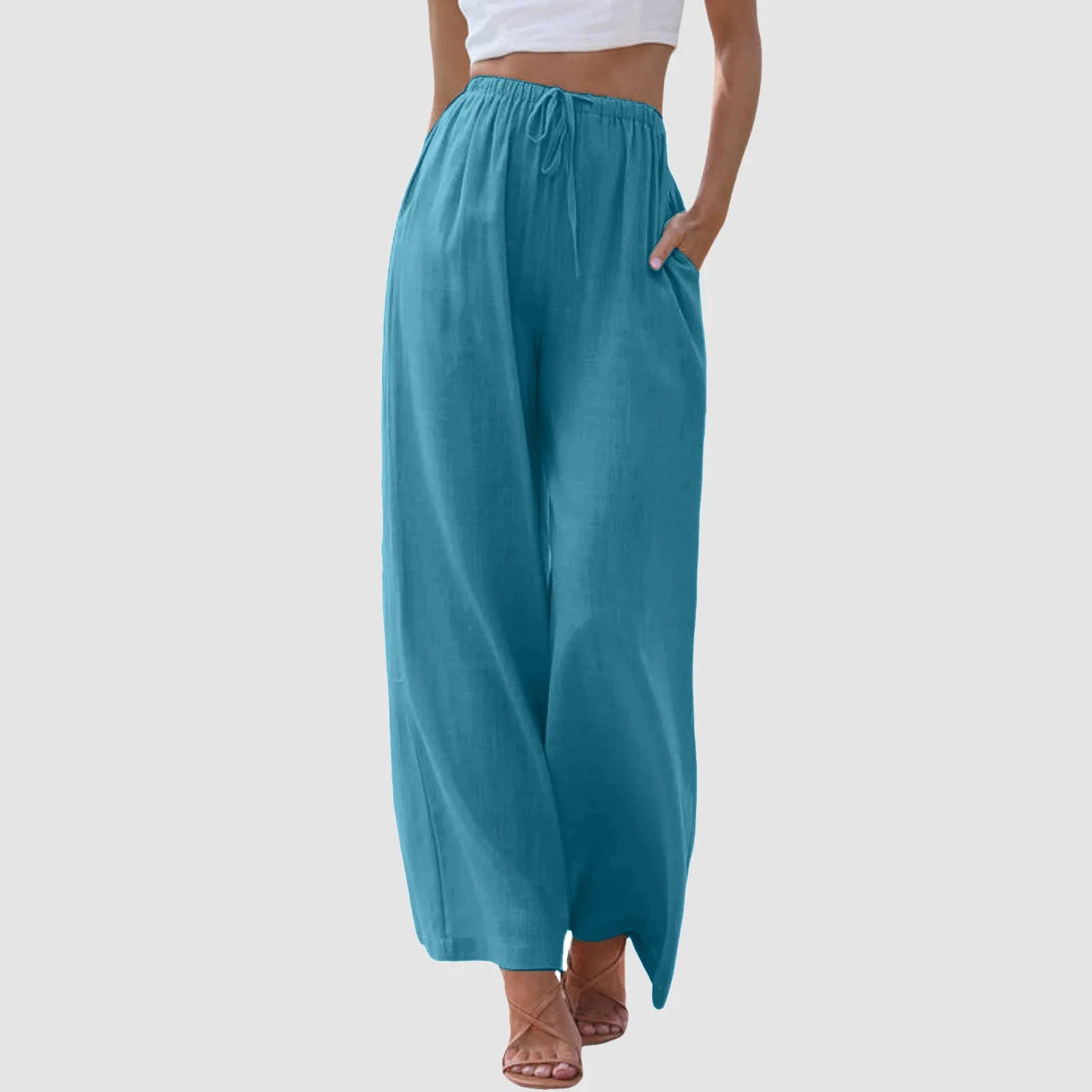 Kimberly | High-Waisted Wide Leg Pants