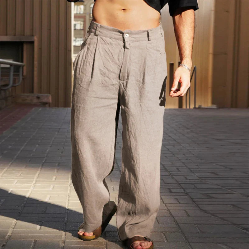 Steven | Wide Linen Pants