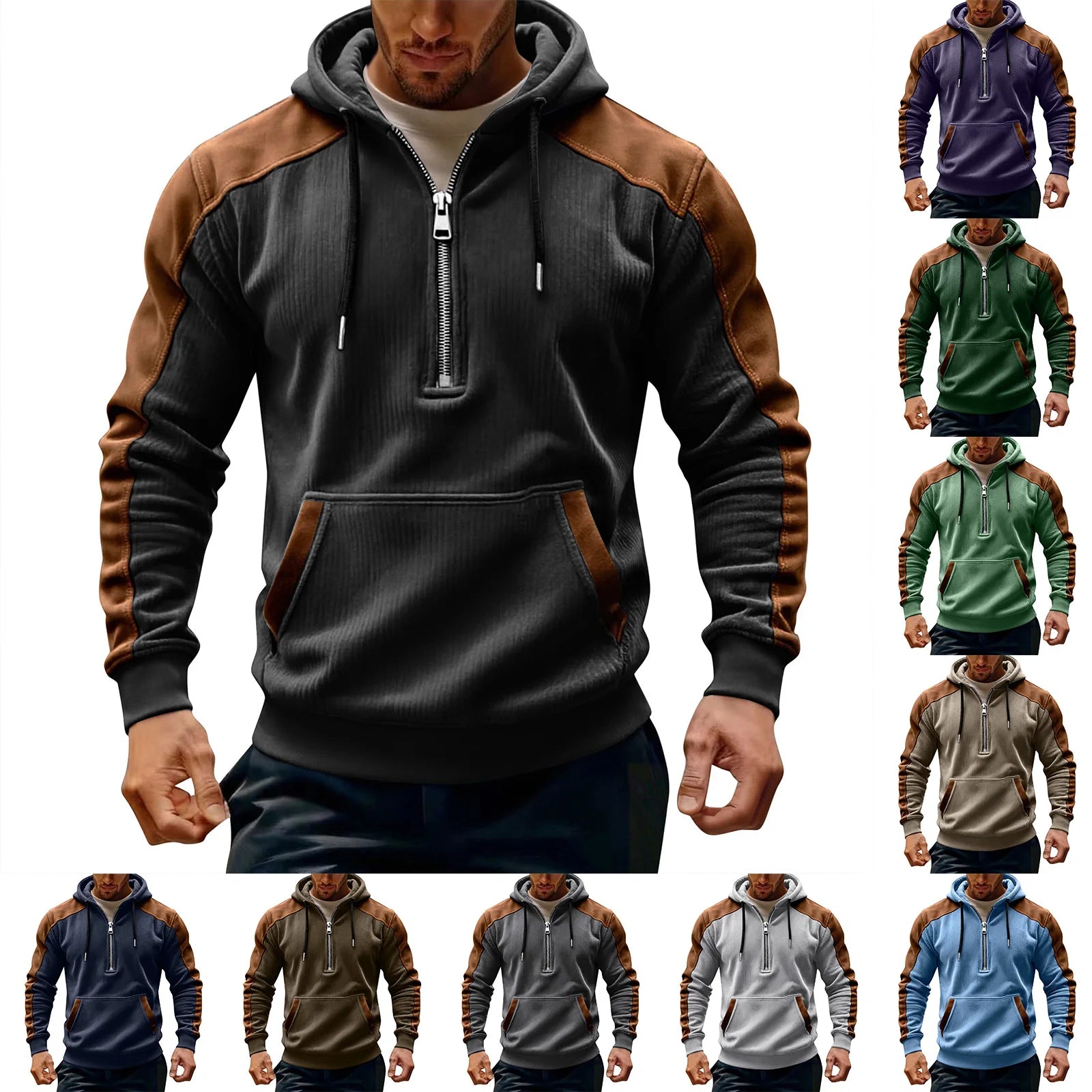 Remy | Zippered Long Sleeve Sweater