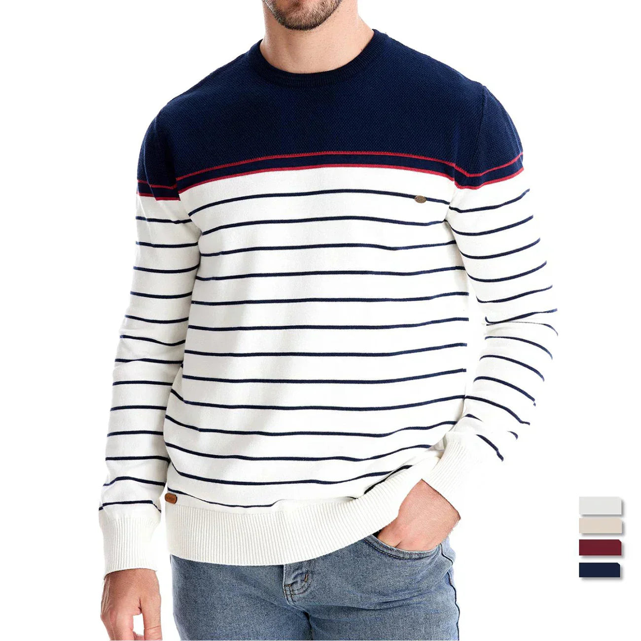 Bruce | Striped Sweater for Men