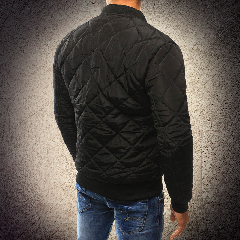 Timothy | Quilted Zip-Up Bomber Jacket