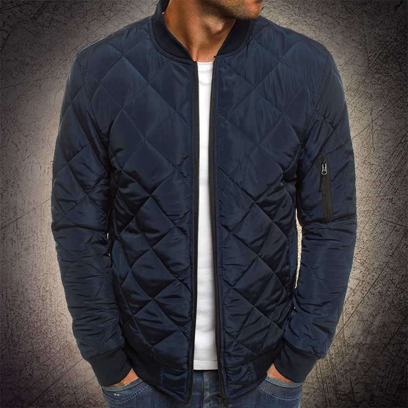 Timothy | Quilted Zip-Up Bomber Jacket