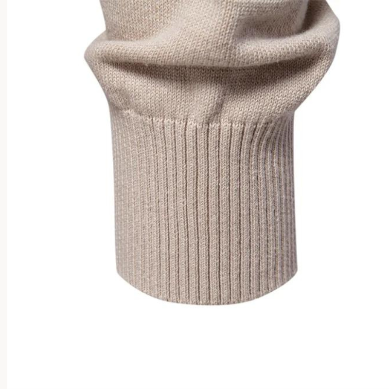Solomon | Cotton Men's Sweater with Stripe Design
