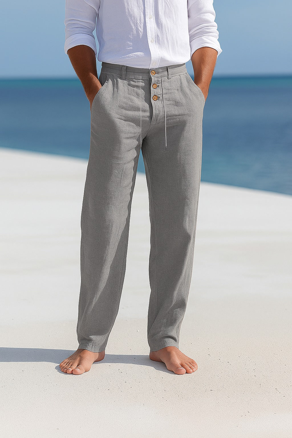 Liam | LIGHTWEIGHT LINEN SUMMER PANTS