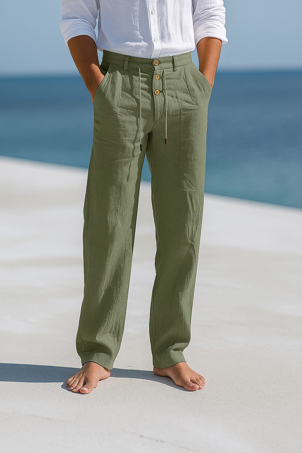 Liam | LIGHTWEIGHT LINEN SUMMER PANTS