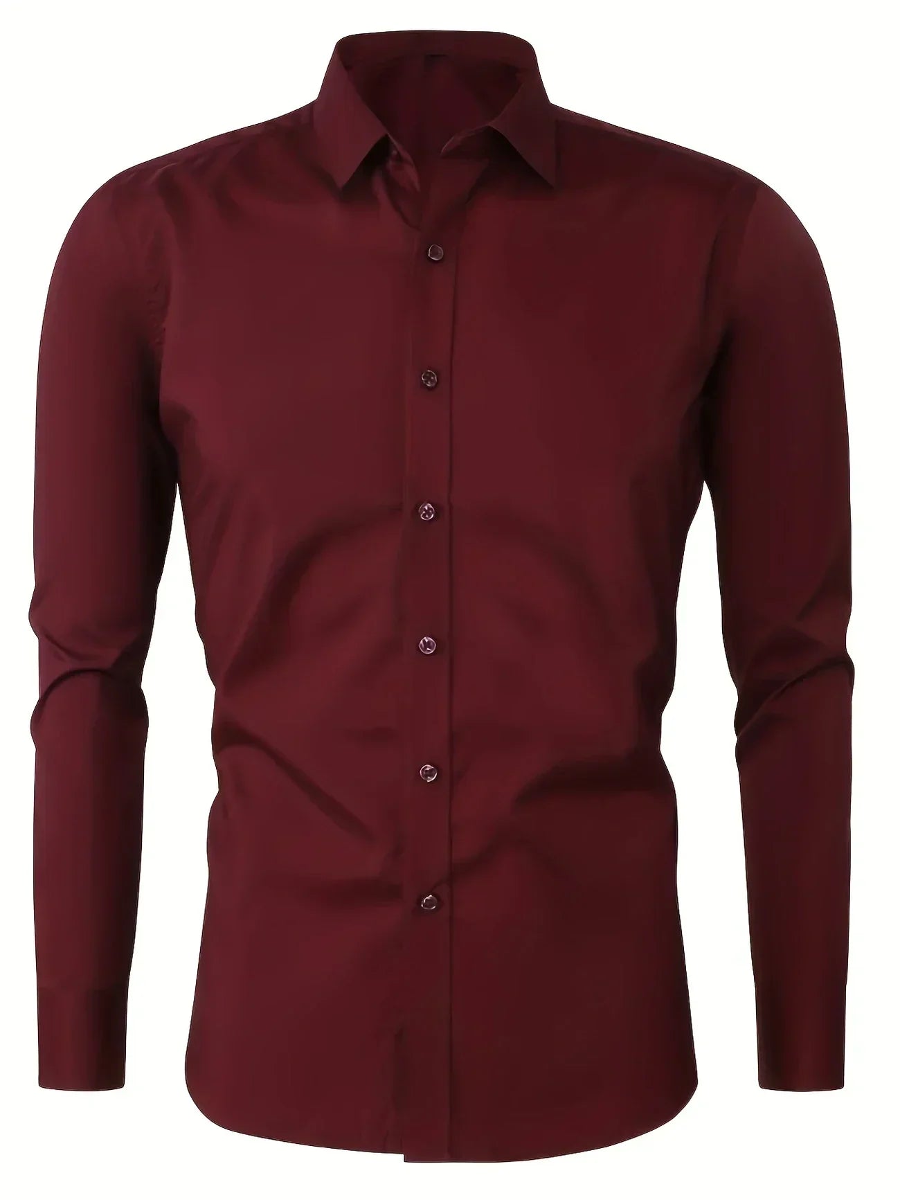 Hunter | Elegant Long Sleeve Button-Up Shirt