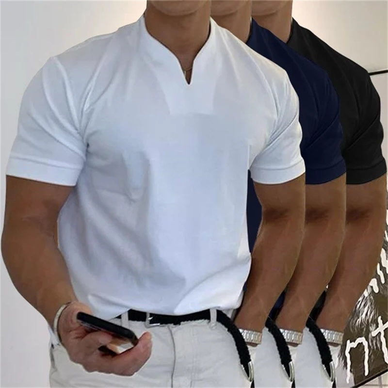 Lucas | Short Sleeve T-Shirt with V-Neck