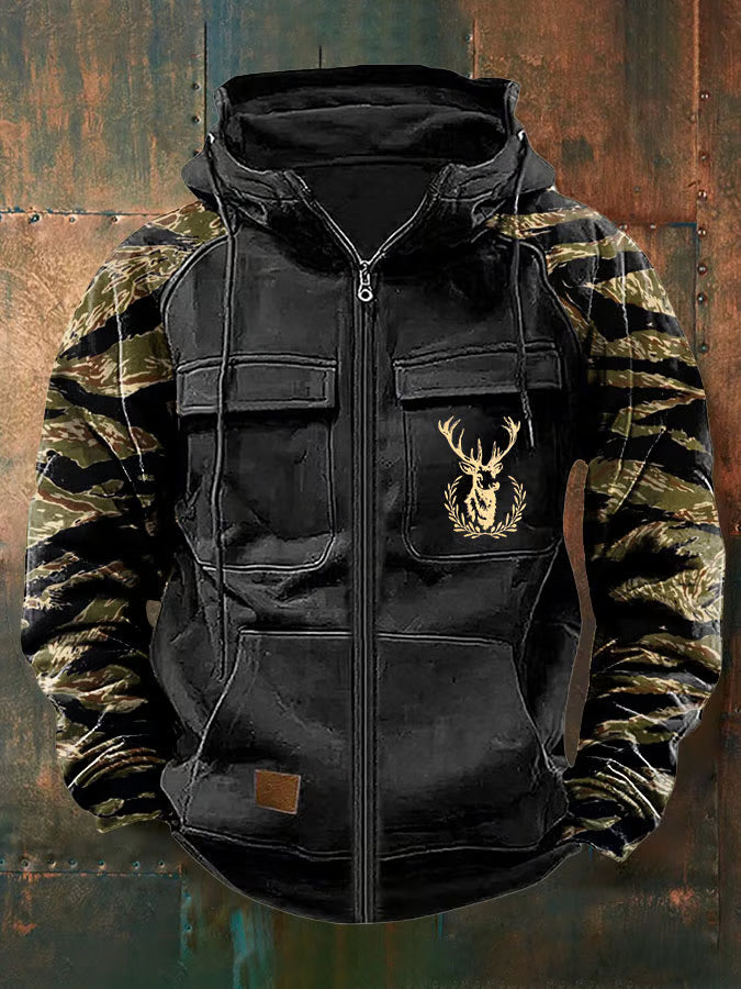 Grayson | Multi-Pocket Zippered Hoodie