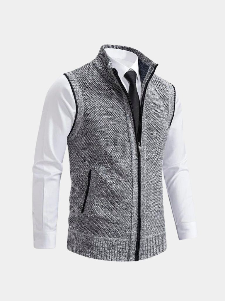 Winston | Elegant Gilet with Full Zip