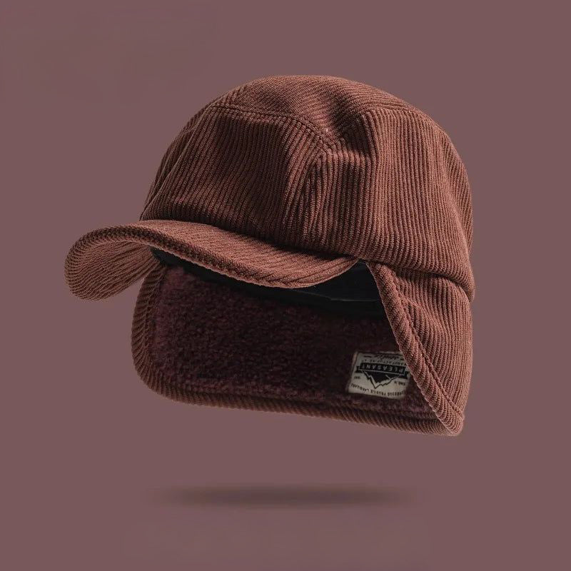 Bowen | Ribbed Cap with Ear Flaps