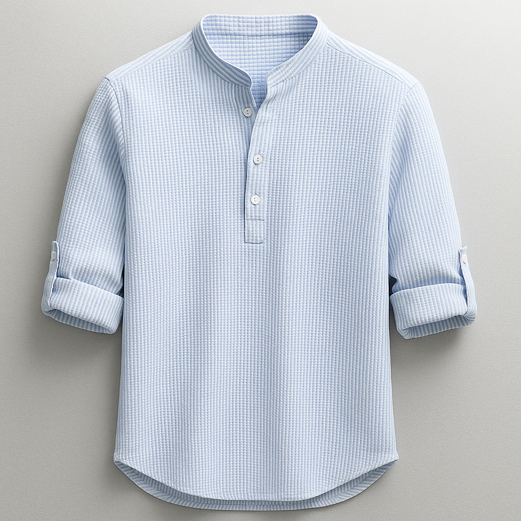 Jude | Long Sleeve Henley Shirt