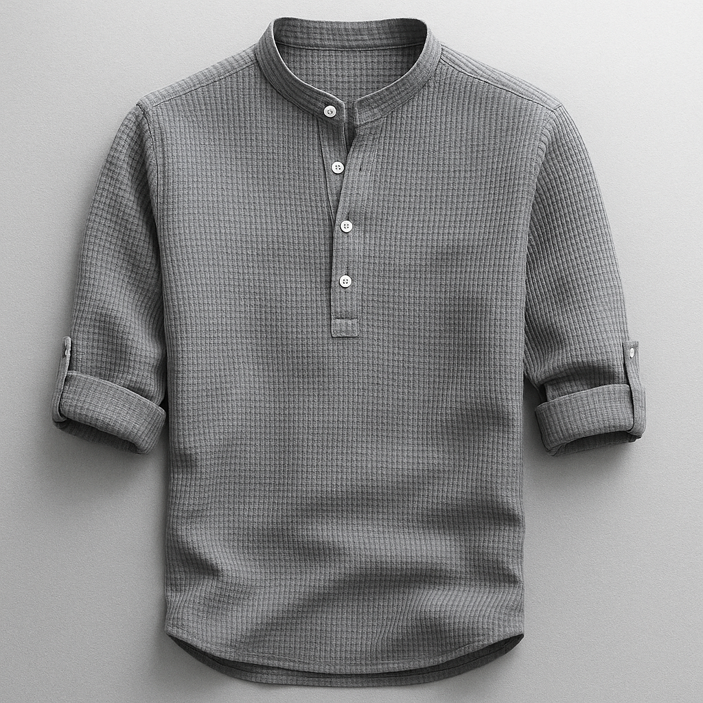 Jude | Long Sleeve Henley Shirt