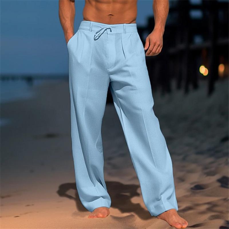 Oliver | Plain Linen Pants