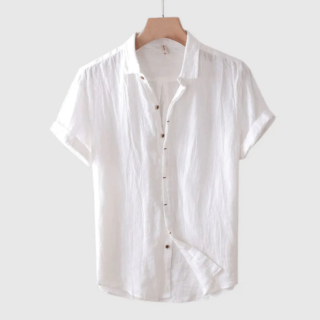 Scott | Elegant Short Sleeve Button-Up Shirt